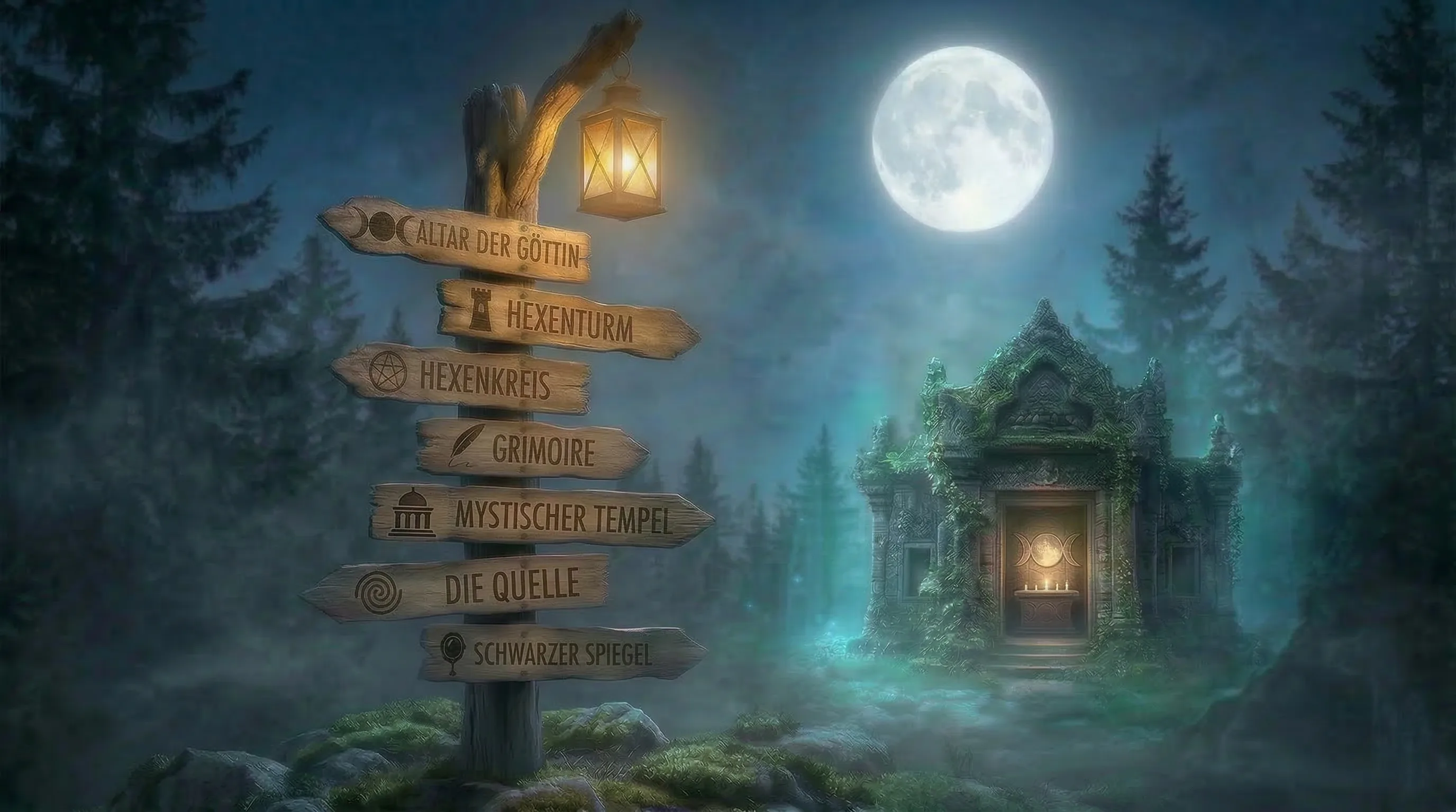 Der Wegweiser im Hexenstern